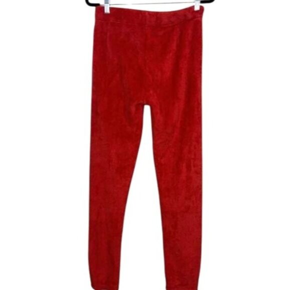 Coca-Cola Red Plush Lounge Pants With Snowflakes Design Small - Picture 6 of 8